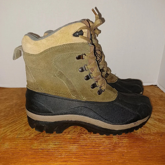 Magellan Outdoors Mens Thinsulate Winter Boots Black Green Mens 7 PAC Boots. New - Picture 3 of 9